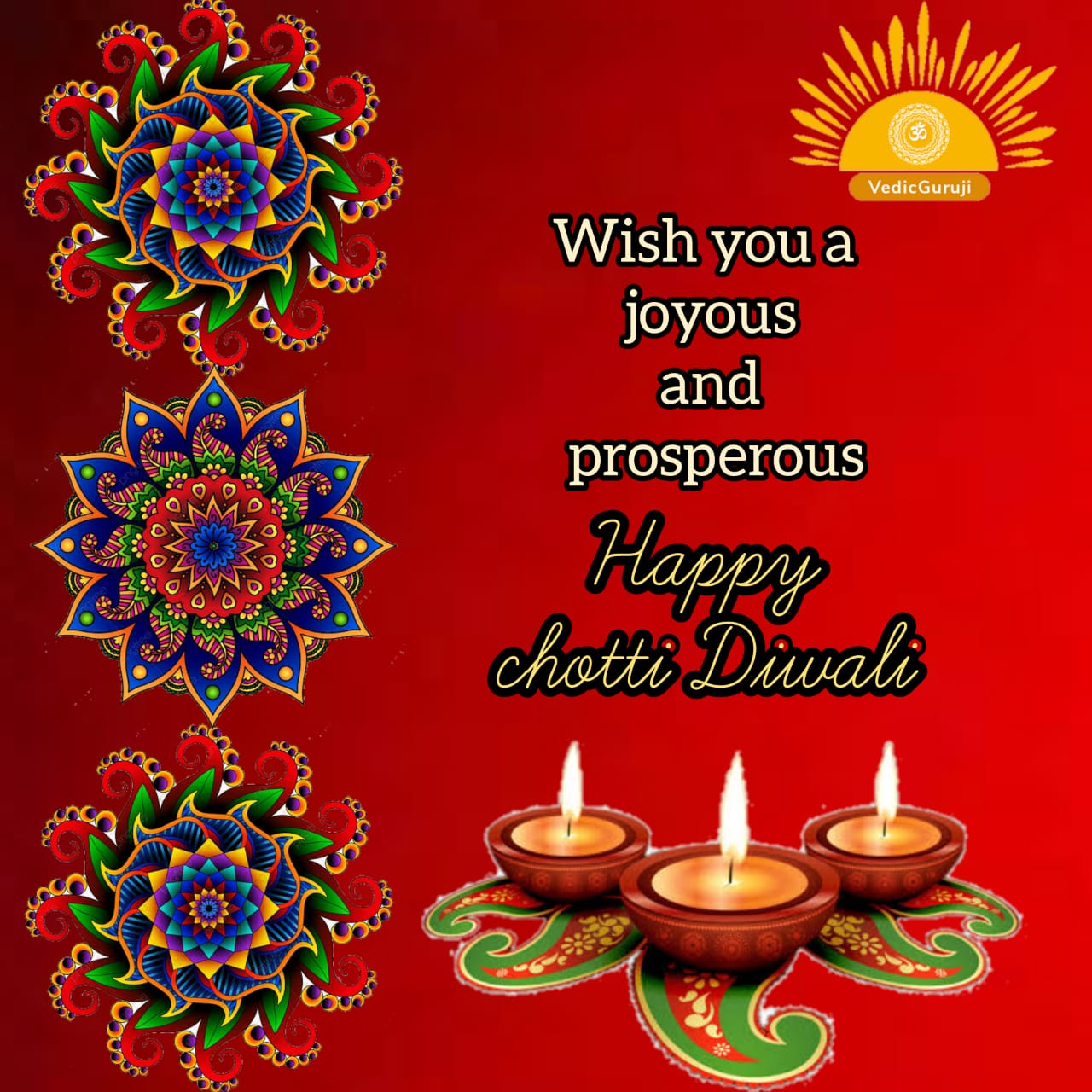 The second day of Diwali celebrations is popularly known as Choti